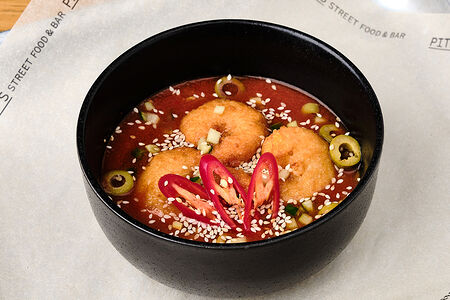 Гаспачо с креветками