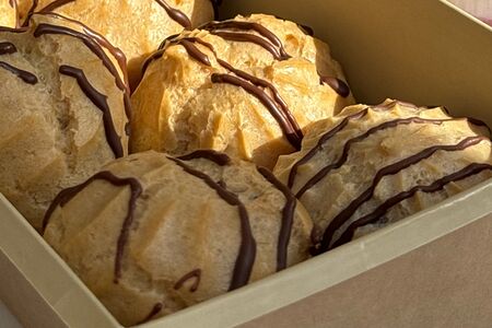 Профитроли с Шоколадным кремом (без лактозы)