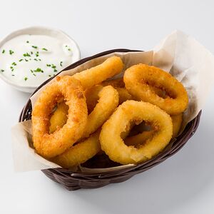Кольца Кальмара с соусом тартар