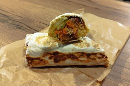 Шаверма BBQ классическая со свининой