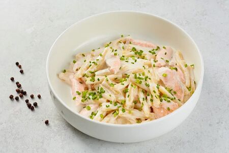 Казаречче с лососем