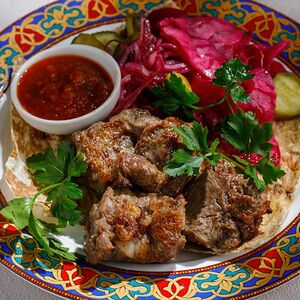 Шашлык из мякоти ягненка