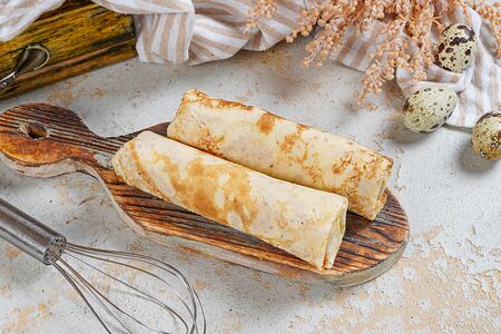 Блины с творогом