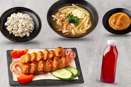 XL Ланч из 5 блюд