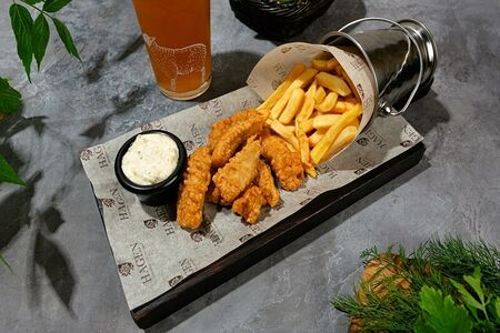 Судак в пивном кляре