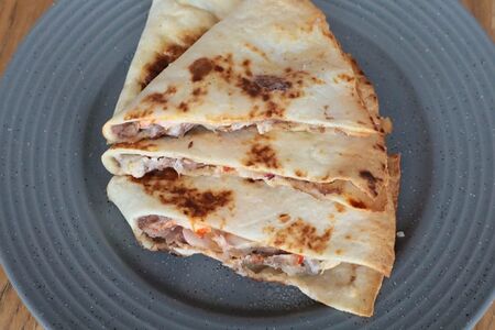 Кесадилья с говядиной