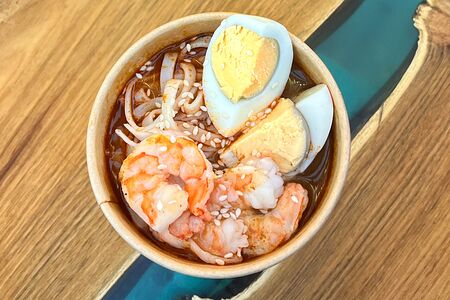 Суп по-тайски с креветками