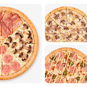 Комбо №6: Пиццы Горыныч, Четыре сезона и Цыпленок Ранч