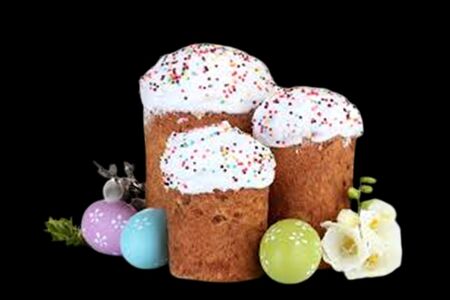 Кулич с изюмом