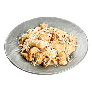 Токпокки с курицей и грибами