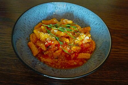 Кавателли с овощами