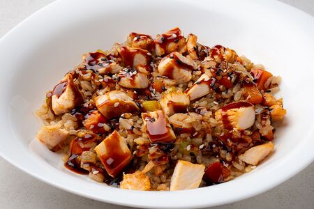 Тяхан с курицей