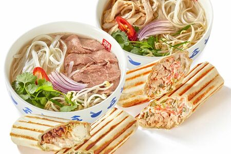 Набор: Суп на выбор (2 шт.), Шаверма на выбор (2 шт.)