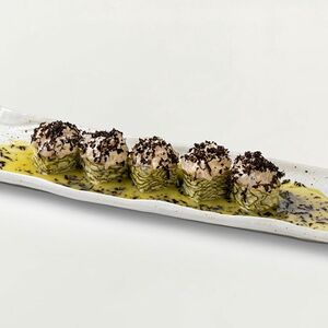 Гребешок с чёрным трюфелем