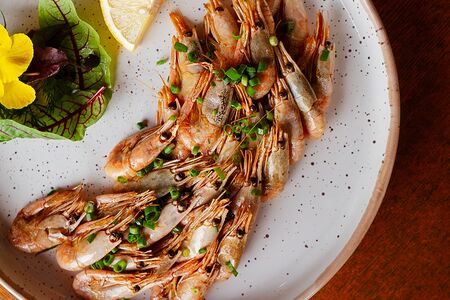 Креветки жареные на сливочном масле