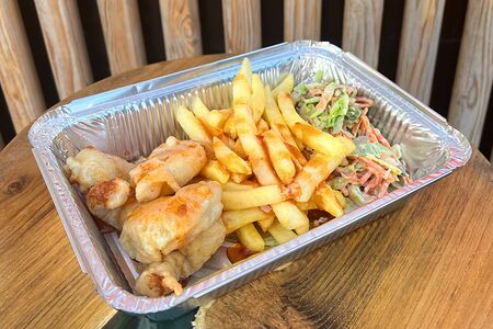 Ланч с креветкой