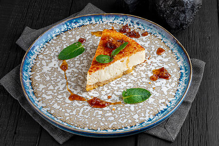 Чизкейк с грушей