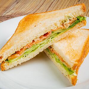 Сэндвич с лососем