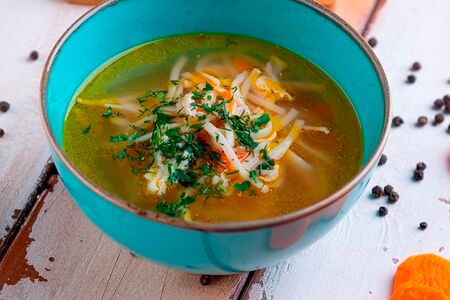 Куриный суп с лапшой