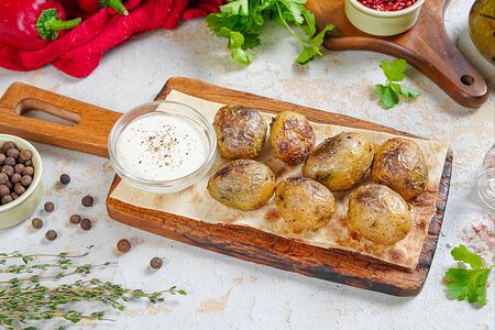 Картофель на углях