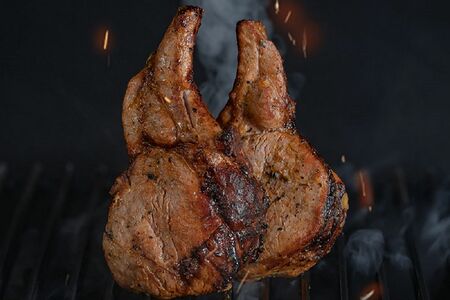 Шашлык из свиной корейки