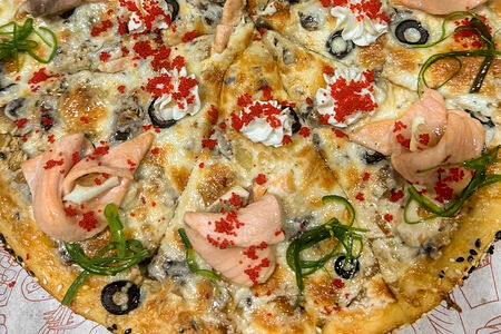 Пицца с сёмгой 