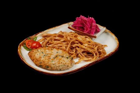 Аришта с котлетой из индейки