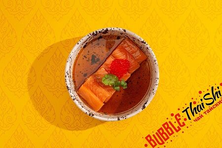 Лосось в соусе понзу