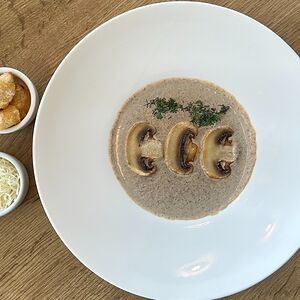 Крем-суп с шампиньонами