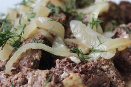 Печень по-деревенски