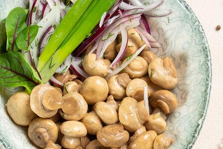 Шампиньоны по-корейски 