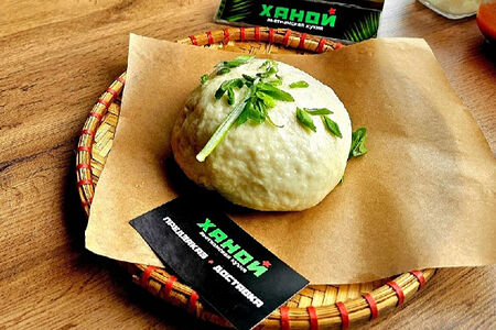 Бань Бао с сыром и курочкой