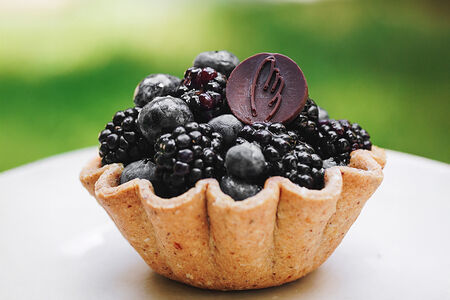 Тарт vegan смородина-голубика