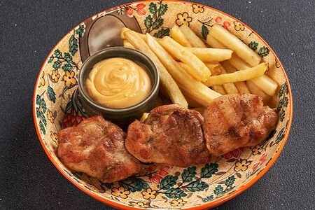 Куриный шашлычок на спажке