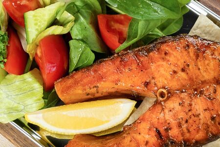 Стейк из семги 