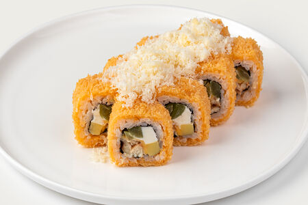 Тёплый ролл четыре сыра