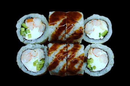 Урумаки с креветкой