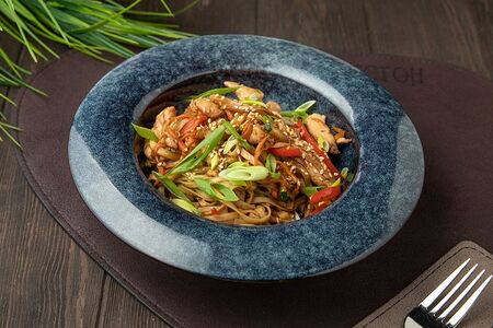 Удон с курочкой в соусе Терияки 