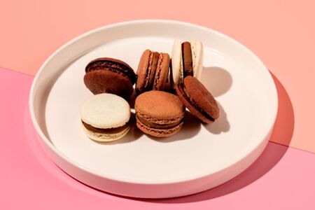 Макарон шоколад ассорти в стакане