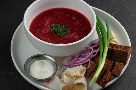 Борщ с говядиной