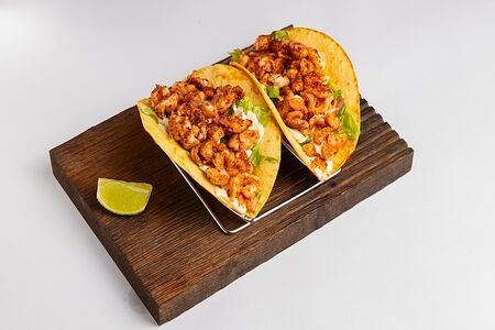 Тако с креветкой