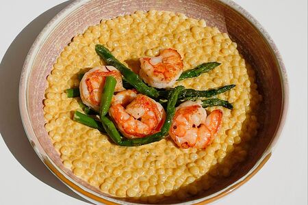 Птитим с креветками