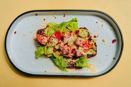 Шницель с овощами