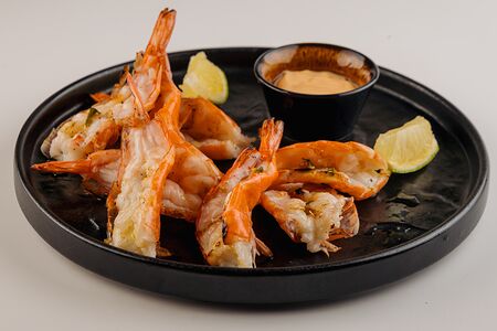 Креветки на гриле