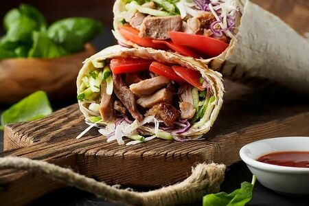 Big Шашлык в лаваше со свининой