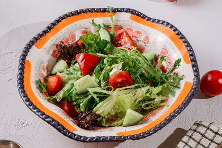 Детский салатик из овощей