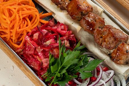 Шашлык из свиного филе