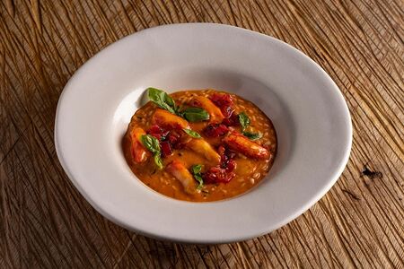 Ризотто с крабом