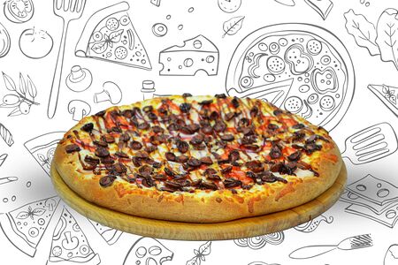 Пицца Барбекю