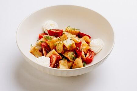 Салат с хрустящим баклажаном